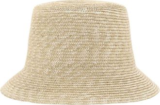 Saint Laurent woven straw hat - unisex - Straw - 56 - Neutrals
