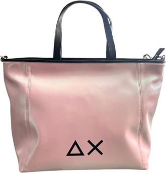 Sun 68 Tassen, Dames, Roze, ONE Size, Lichtroze Flamingo Shopper Tas