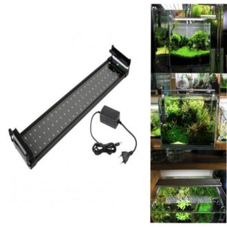 Trade Shop Trade Shop - Traesio - Lampada 42w Luce Plafoniera Allungabile Estendibile Led Per Acquario 100-120cm