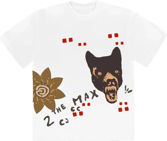 Travis Scott Cactus Jack Wolf T-shirt White CJAM-SS03_M