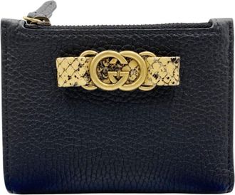 Gucci Black Leather Coin Purse/Coin Case (Pre-Owned)