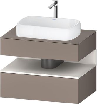 Duravit Duravit Qatego Consola Mueble Bajo Lavabo, 1 Extra&iacute;ble, 1 Caj&oacute;n