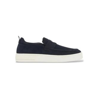 A|X Armani Exchange Sneakers Slip-On in Pelle Scamosciata - - Shoes - Uomo - Blu - 44 EU
