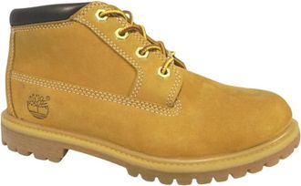 Timberland Gele Chukka Boots - Dames - Winterlaarzen - Geel - 39 1/2 EU - Leer - Schoenen