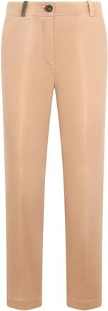 PESERICO Mujer, Pantalones, Beige, Talla: XS