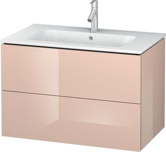 Duravit Duravit L-cube Mueble De Pared, Ancho 820mm, Profundidad 481, 2 Cajones, Se Ajusta A Las Necesidades Del Cliente. Art&iacute;culo 233683, Color: Perla De Alb