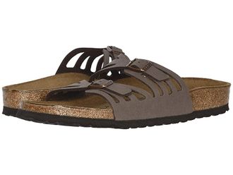 Birkenstock Granada Womens Sandals Mocha : EU 41 (US Womens 10-10.5) Narrow, Suede/EVA
