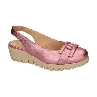 Wonders Schoenen, Dames, Roze, 36 EU, Leer, Fly Platform Loafer