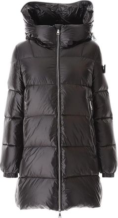 Add Zwarte Jas Stijl - Dames - Gewatteerde jassen - Zwart - L - Jassen