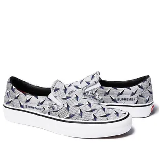 Vans Supreme x Classic Slip-On Pro Diamond Plate White VN0A347VTEF