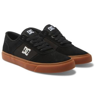 DC Sneaker DC SHOES Teknic, Herren, Gr. 12,5(46,5), schwarz (schwarz, gum), Obermaterial:Obermaterial: Leder (Kuh) / Futter: Textil / Aussensohle: Gummi;