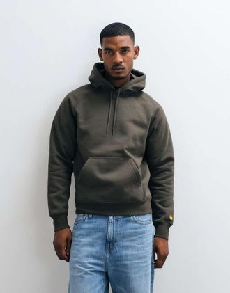 Carhartt Work in Progress felpa con cappuccio Chase in antracite-Grigio