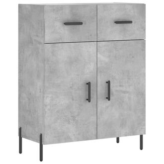 Berkfield Home Sideboard Concrete Grey 69.5x34x90 cm Engineered Wood