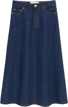 Ami Dames, Rokken, Blauw, Maat: XS Katoen