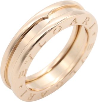 Bulgari Gold Pink Gold (18K) Band Ring (Pre-Owned)