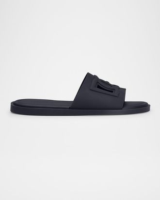 Dolce & Gabbana Men & apos;s Rubber Beachwear Pool Slides
