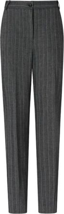 Pinko Pleione Broek - Dames - Slim Fit Broeken - Grijs - S - Broeken