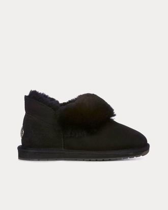 Emu Womens Platinum Mintaro Sheepskin Booties In Black