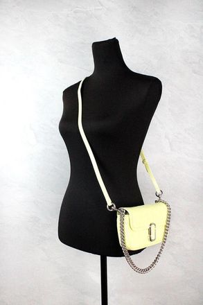 Marc Jacobs Embossed Leather Crossbody Bag - Yellow