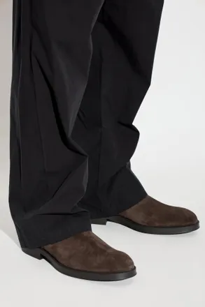 Tod's Suede Ankle Boots, Mens, Brown