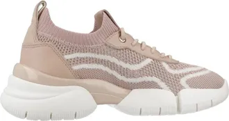 Geox Stijlvolle Sneakers - Dames - Sneakers - Roze - 39 EU - Polyester - Schoenen