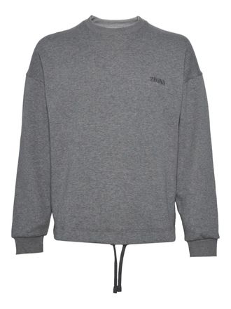 Ermenegildo Zegna logo sweatshirt - Grey