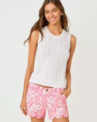 Lilly Pulitzer Brockton Crew Neck Sweater Tank