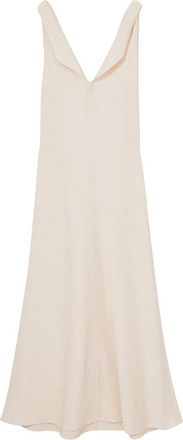 Reiss Kiera Textured Drape Neck Dress