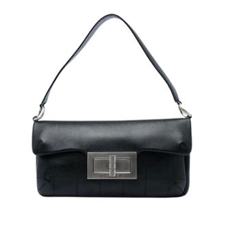 Chanel Pre-owned Vintage Schoudertas - Dames - Pre-owned - Zwart - Maat: ONE Size Leer