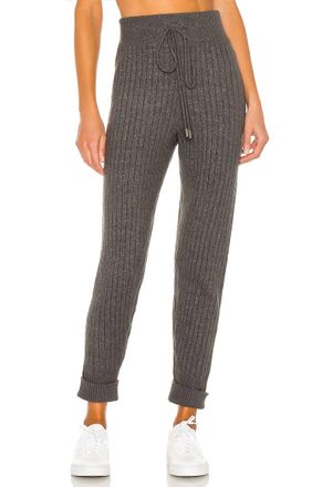 Free People Around The Clock Jogger In Charcoal