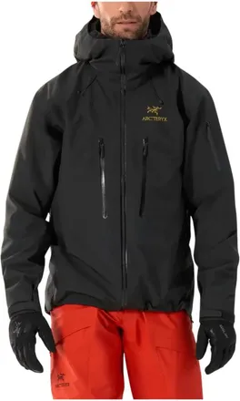 Arc'teryx Jassen, Heren, Zwart, L, Leer, Alpha SV Jacket 24K