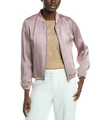 Herno Satin Bomber Jacket