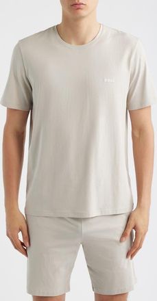 BOSS Mix Match Stretch Cotton Pajama T-Shirt in Open Grey at Nordstrom, Size Xx-Large