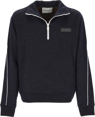 Givenchy Maglione con zip - Blu