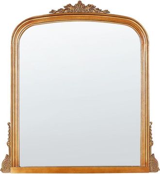 Beliani Beliani - Espejo Decorativo De Pared Estilo Glamour Decoraci&oacute;n Colgante 75x 78 Cm Dorado Sussey