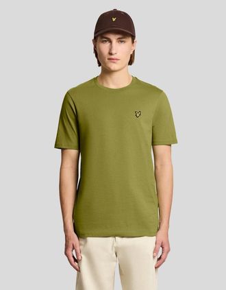 Lyle & Scott Lyle And Scott Mens Cotton Crew Neck T-Shirt - Tan - Size: 42
