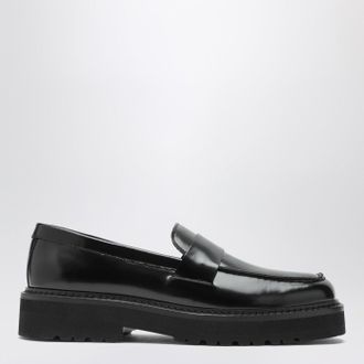 Vinny&rsquo;s Black leather Peeters moccasins