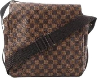 Louis Vuitton Pre-owned Cross Body Bags, male, Brown, Size: ONE SIZE Pre-owned Naviglio Shoulder Bag