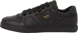 Prada FS25 Leather Sneakers Black 2EE442-013-F0002