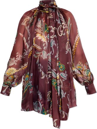 Etro Silk Top With Print
