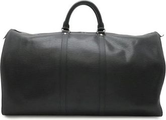 Louis Vuitton Pre-owned Epi Leather Keepall 55 Boston Bag - Dames - Vintage Weekendtas - Zwart - ONE Size - Leer - Vintage
