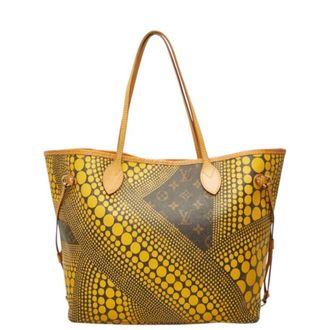 Louis Vuitton Brown Jaune Yellow Pvc Leather Shoulder Bag Tote Bag (Pre-Owned)