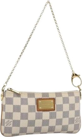 Louis Vuitton Pre-owned Shoulder Bags, female, White, Size: ONE SIZE Pre-owned Accessory Pouch