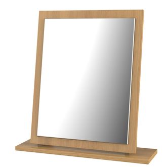 Welcome Furniture Sofia Ready Assembled Mirror in Modern Oak - Welcome Furniture | TJ Hughes