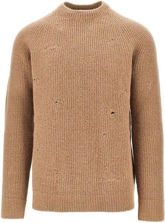 Laneus Alpaca-wool blend crewneck sweater Man 46