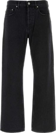 Golden Goose Black Straight Mid Rise Jeans