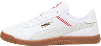 Puma Club 5v5 RETRO White Brown Red 392496-01