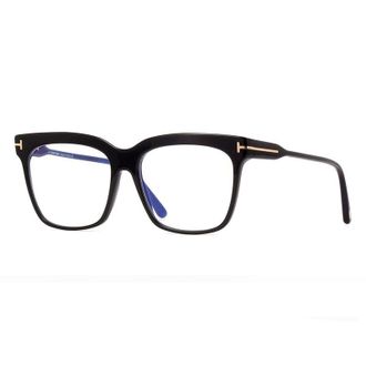 Tom Ford FT5768-B 001 Shiny black/Clear Blue Light Block 54mm