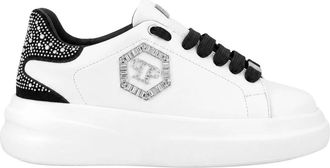 Philipp Plein Lo-Top Sneakers Megastar - Dames - Sneakers - Wit - 40 EU - Leer - Schoenen