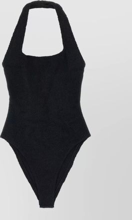 Hunza G sandy one-shoulder one-piece swimsuit